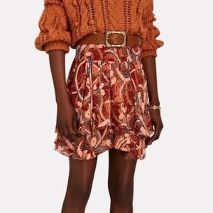 A.L.C. Vera Smocked Mini Skirt